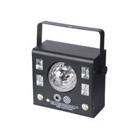 Faisceau de lumière PAR LED RGBW 18W 7R DMX512 Corps en aluminium de contrôle Lumières laser blanches chaudes pour DJ Stage Concerts et Performances