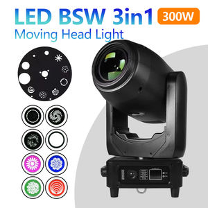Equipo <span class=keywords><strong>de</strong></span> iluminación <span class=keywords><strong>de</strong></span> escenario LED profesional <span class=keywords><strong>de</strong></span> 300W, luz <span class=keywords><strong>de</strong></span> haz <span class=keywords><strong>de</strong></span> patrón <span class=keywords><strong>de</strong></span> cabeza móvil 3 en 1 para discotecas y bares <span class=keywords><strong>de</strong></span> DJ - Product Image 2
