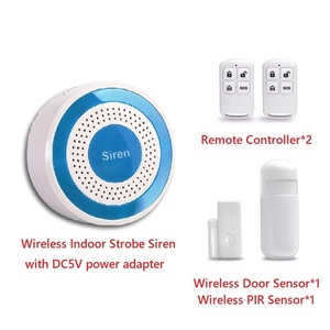 <span class=keywords><strong>Alarm</strong></span> api penyusup rumah ukuran kecil 433MHz peringatan lampu nirkabel Sirena sirene Piezo suara dengan strobo untuk Kit <span class=keywords><strong>Alarm</strong></span> - Product Image 2