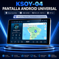 KSOY-04 Android 16 autoradio QLED 800x1360 4 + 64G CarPlay Pantallas Android Para Automovil reproducteur De Dvd De Autos