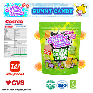 Gomitas Halal Pelables con Sabor a Frutas Reales, Uva y Melocotón, Gomitas con Forma de Animales - Product Image 5