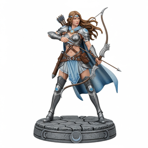 Özel baskı 3D PVC reçine Moonlight hunşekilli kalıp heykeli hediye koleksiyonu masaüstü süsler - Product Image 5