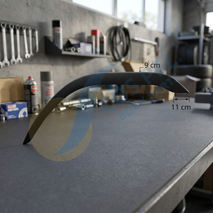 Qualité Exceptionnelle État Neuf Garde-boue Latéral Gauche (NOIR) Matériau PP Modèle FH pour Accessoires Extérieurs de Camion - Product Image 3