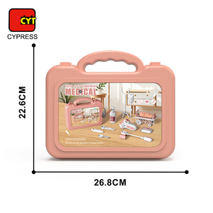 Ensemble de jeu de rôle médical pour enfants, <span class=keywords><strong>valise</strong></span> de docteur et infirmière en plastique, <span class=keywords><strong>jouet</strong></span> éducatif de haute qualité - Product Image 6