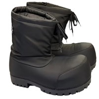 Bottes d'Hiver Chaudes et Imperméables en Coton pour Femmes et Hommes, Mi-Mollet Douces, Grandes Pointes Rondes, Vente en Gros