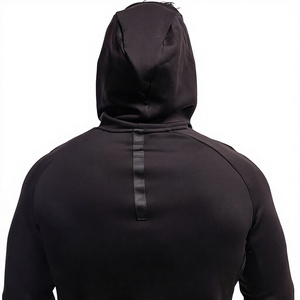 Sudadera con Capucha para Hombre, Corte Ajustado, Color Sólido, Tela Personalizable, Secado Rápido, Ecológica, Transpirable, 100% Poliéster, Invierno - Product Image 5
