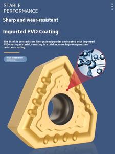 Perceuse à pistolet Trou profond Carré 60HRC PVD CVD Revêtement TPMX/TOGT Série complète Lame de forage Bande de guidage TOGT140510R-DT - Product Image 6