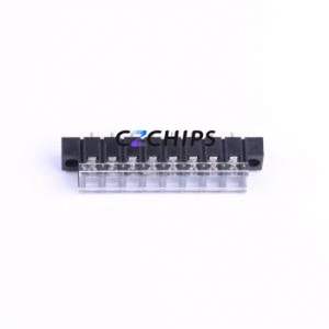 KF28SM-7.62-8P Barrier Terminal Block Through hole Component (THT),P=7.62mm Connector With Cover Plate 7.62mm 1x8P Straight Pin - Product Image 1