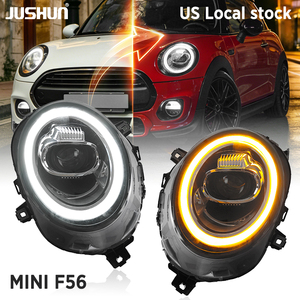 Faro Delantero <span class=keywords><strong>Led</strong></span> JUSHUN para MINI F54 F55 F56 F57 para Versión Halógena 2014-2021 Plug and Play Faro <span class=keywords><strong>Led</strong></span> F56 - Product Image 1