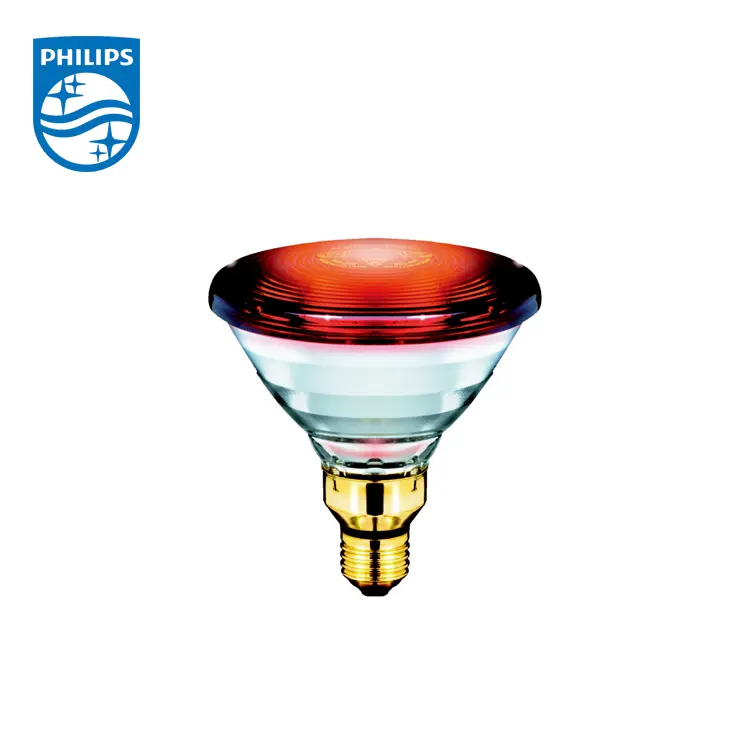 923806644210 PHILIPS Lámpara infrarroja PAR38 IR 150W E27 230V Rojo 1CT/12