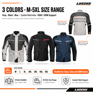 Vêtements de moto en gros : veste, pantalon, gants, bottes pour moto tout-terrain et de tourisme 4 saisons Stock LY903 - Product Image 2
