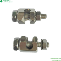 Connecteur de mise à la terre solaire, pince de terre solaire pour fil de terre vert jaune 4mm²/6mm²