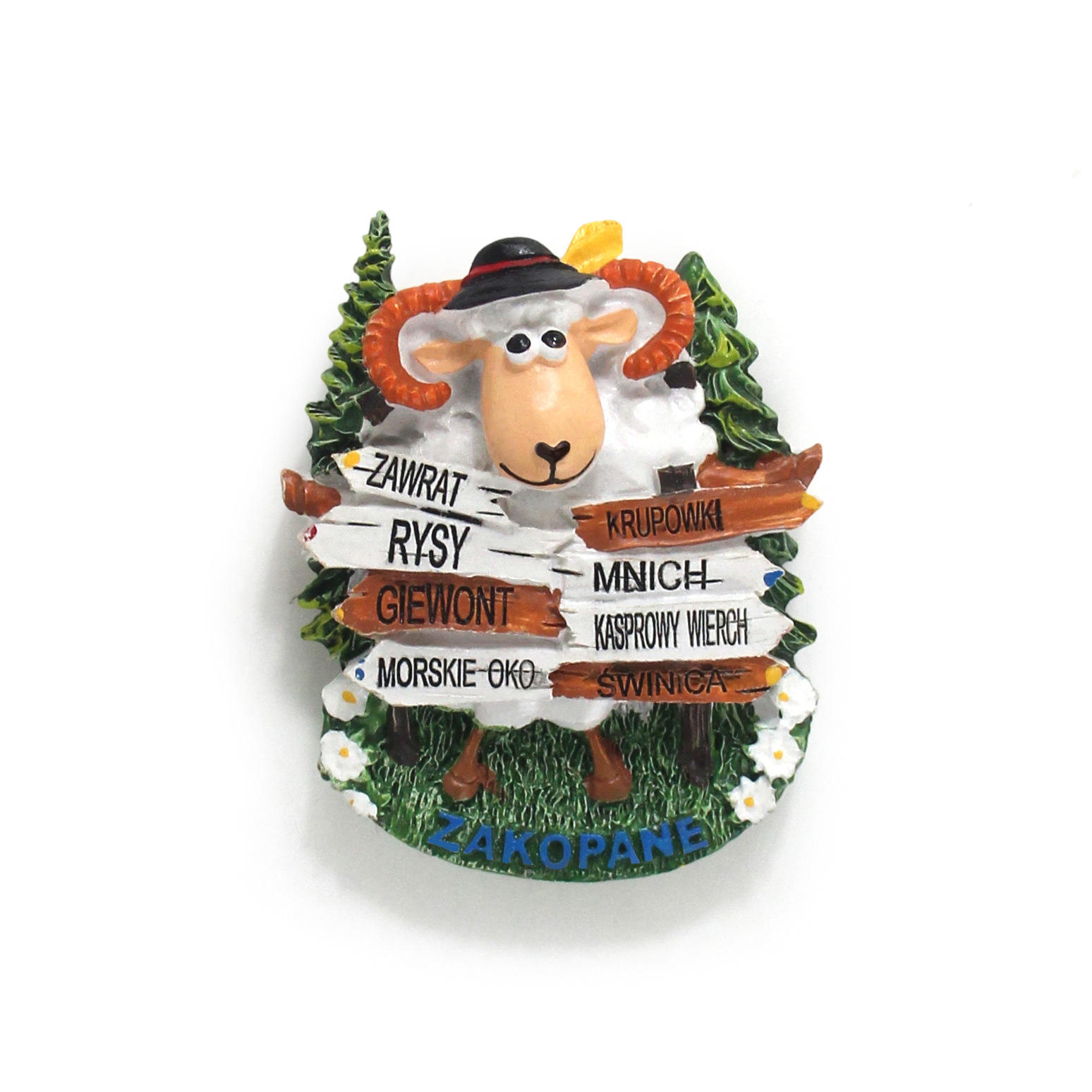 Personnalisation polonaise d'aimant de réfrigérateur