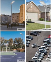 Luminaire extérieur tout-en-un à énergie solaire, fabricant de lampadaires intégrés