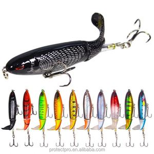 Leurre de pêche au bar flottant Whopper Plopper 13g 15g 35g pour la pêche en eau douce, au cabillaud et en mer depuis bateau - Offre Spéciale - Product Image 1