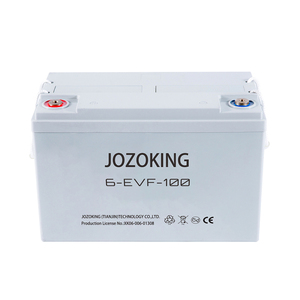 Batterie au plomb-acide AGM <span class=keywords><strong>rechargeable</strong></span> à cycle profond JOZOKING 12V 100AH, protection IP65, stockage d'énergie industriel <span class=keywords><strong>hybride</strong></span> pour réseau solaire - Product Image 1