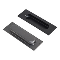 Poignée encastrée invisible en acier inoxydable 201 et 304 au design moderne pour porte coulissante et tiroir de meuble