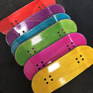 Mini-skateboards professionnels en bois d'érable sur mesure, 95x35mm, 95x34mm, 98x32mm, avec surface lisse, vente en gros. - Product Image 3
