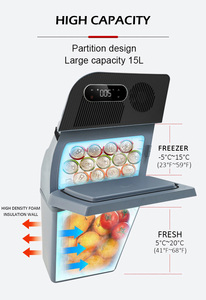 15L Sub Trunk Car <b>Refrigerator</b> for Tesla Model Y Accessories Smart Dual Zone Portable Freezer Cooling Box - Product Image 5