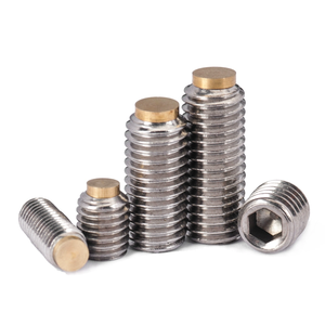 Produit phare : Vis de réglage à poussoir à ressort hexagonale en acier inoxydable, plastique et laiton, avec <span class=keywords><strong>embout</strong></span> en laiton, personnalisable - Product Image 2