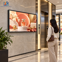 Écran d'affichage numérique mural Android 43 pouces, lecteur LCD non tactile avec animations et graphiques pour hall d'hôtel, centre commercial