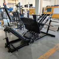 Appareil de musculation professionnel certifié ISO pour l'entraînement des jambes et des fessiers, presse à jambes à 45 degrés à charge libre