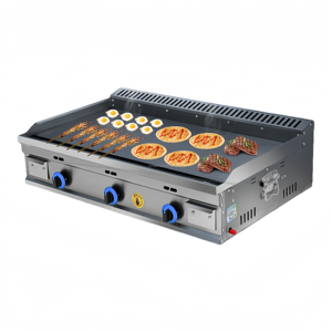 Plancha de Cocina a Gas de Acero Inoxidable 304 para Uso Comercial y Doméstico, Venta Directa de Fábrica, Personalizable - Product Image 1