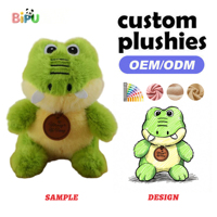 Jouets en peluche de canard mignons personnalisés en gros, animaux en peluche en coton PP, jouets doux et moelleux pour enfants et bébés, fabricant OEM de jouets en peluche