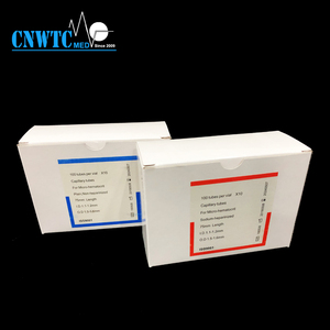 Heparin hematokrit kılcal kan tüpü ile veya olmadan laboratuvar tıbbi cam kılcal tüp koleksiyonu - Product Image 5