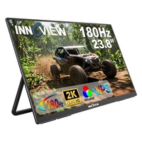 InnoView 23,8 Zoll Tragbares IPS-Display 2560x1440 1000:1 Kontrastverhältnis 178° Betrachtungswinkel Mit Augenschutz für Zuhause