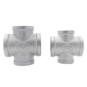 Wholesale Cheap Industrial equipment accessories Hot Dip Galvanized Malleable Iron Pipe Fittings CROSS