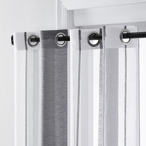 DaiRui Cheap Voile <strong>Curtain</strong> Sheer <strong>White</strong> With Vertical <strong>Lines</strong> <strong>Curtains</strong> for Living Room - Product Image 4