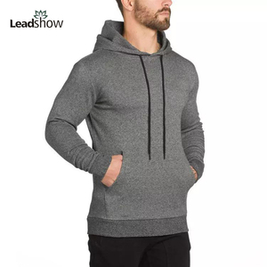 Fabrication de sweats à capuche pour hommes de grande taille, marque privée personnalisée, pull uni, sweat à capuche de sport pour hommes - Product Image 4