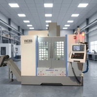 Centre d'usinage CNC VMC avec fraisage, perçage et taraudage de haute précision pour la production de pièces métalliques et les moules en aluminium