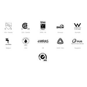 Zucchetti Aguablu moderno in acciaio inox e plastica porta carta igienica Design quadrato per applicazione domestica Dispenser per asciugamani - Product Image 6