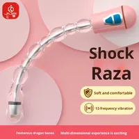 Produits sexuels pour adultes, plug anal vibrant en silicone liquide, perles de jardin arrière, jouet sexuel queue de renard, emballage en boîte de couleur, Ningbo