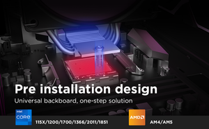 Enfriador de CPU Jungle Leopard K400 LCD con Pantalla Personalizable de 2.99 Pulgadas e Iluminación ARGB - Product Image 6