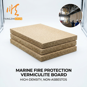 Panneau de <span class=keywords><strong>vermiculite</strong></span> à densité personnalisable, panneau de <span class=keywords><strong>vermiculite</strong></span> sans amiante pour la protection incendie marine et les plateformes offshore - Product Image 1