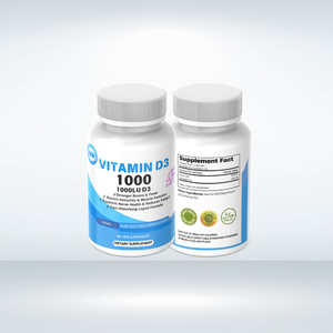 OEM Yetişkin Kalsiyum + Vitamin D3 1000IU ve B12 Kapsülleri Kemik ve Eklem Desteği Bağışıklık Güçlendirici Hızlı Çözünen Kolay Yutulur - Product Image 1