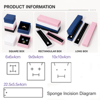 Boîte à bijoux en papier de luxe en gros, boîte rigide en carton pour bijoux, boîte cadeau de luxe en papier artistique, emballage de bijoux, boîte en papier avec logo personnalisé