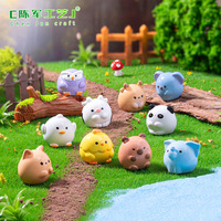 Chenjun mignon et panda Capybara jouet en peluche, micro-paysage bricolage accessoires décoratifs suspendus, petits ornements