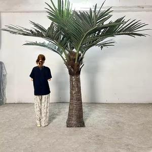 Grand palmier artificiel en fibre <span class=keywords><strong>de</strong></span> verre pour l'intérieur/l'extérieur, décoration <span class=keywords><strong>de</strong></span> jardin, centre commercial, grand palmier artificiel en cocotier - Product Image 3