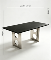 Table à manger en marbre minimaliste moderne, forme rectangulaire, imperméable, grande taille pour 8 personnes
