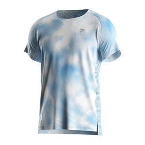 <b>Reflective</b> Safety Running Sports T-Shirt Featherlight Breathable Mesh Underarm Quick Dry Gym Marathon <b>Top</b> - Product Image 1