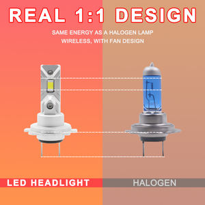 CAR-REFINE M1C H4 30W 12V 4000LM 6000K Faros Delanteros LED para Automóvil, Iluminación IP67 Resistente al Agua, Bombilla LED de Alta Calidad OEM ODM - Product Image 4