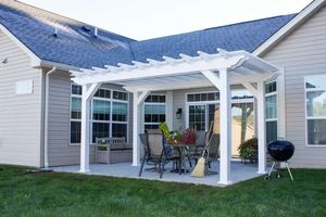 TOMA ultime sans entretien <span class=keywords><strong>Mini</strong></span> Grange cour extérieure <span class=keywords><strong>Pergola</strong></span> espace avec structures d'ombrage rétractables choix de tissu - Product Image 3