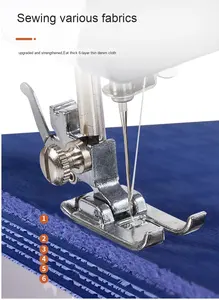 UFR-738 Nouvelle <span class=keywords><strong>machine</strong></span> à <span class=keywords><strong>coudre</strong></span> à moteur en métal ABS d'origine, directement de l'usine, <span class=keywords><strong>meilleur</strong></span> rapport qualité-prix, <span class=keywords><strong>pour</strong></span> débutants, usage domestique - Product Image 5