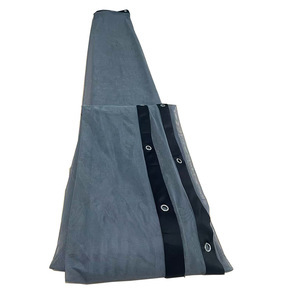 Écran de <span class=keywords><strong>projection</strong></span> <span class=keywords><strong>gris</strong></span> holographique en maille 16:9 avec bords en gaze pour spectacles sur scène, style œillets et tissu en fibre, taille optionnelle - Product Image 4
