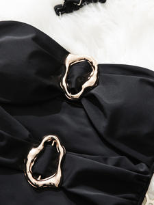 Sujetador nuevo de secado rápido de estilo americano europeo 2025, ropa de playa, 1 pieza, Bikini estampado en la espalda hermosa <span class=keywords><strong>Sexual</strong></span> para mujer con cuello sumergido - Product Image 4