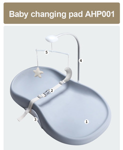 Multi-Functional Foldable <b>Portable</b> Baby Care Table for Newborn Diaper Changing and <b>Bath</b> with Soft Pad - Product Image 4